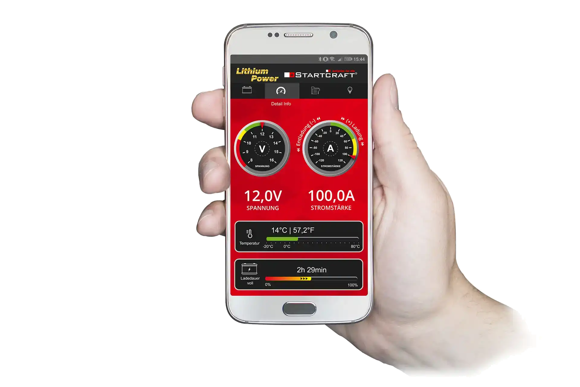 LiFePO4 Zusatzbatterie mit Bluetooth-App Überwachung – smarte Zweitbatterie für optimierten Bordstrom, digitales Energiemanagement und maximale Autark-Lösung im Sonderfahrzeug in der Zwickau Region